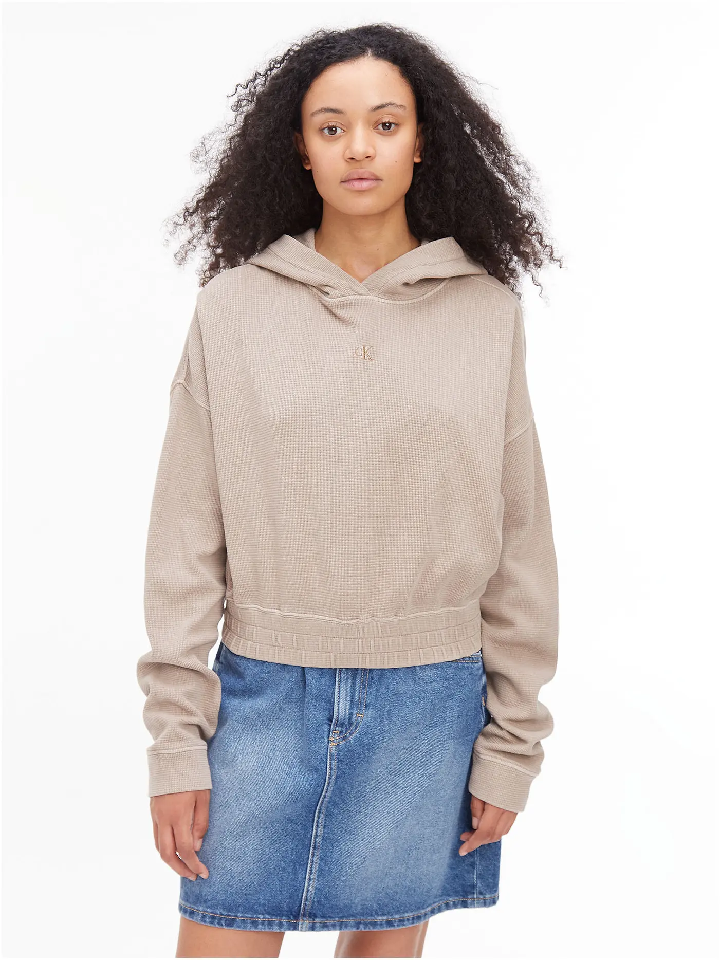 CALVIN KLEIN JEANS | Kapuzensweater - Hoodie | beige